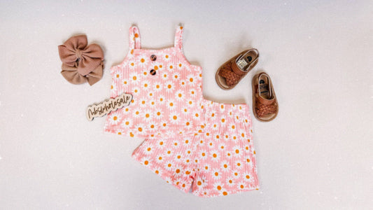 Lori Pink Daisy Set