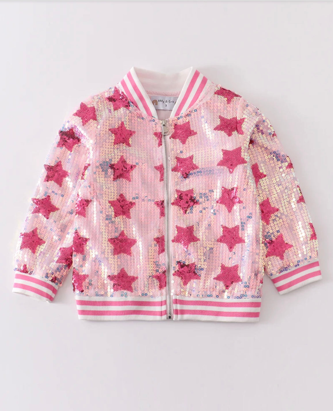 Pink Star Bomber Jacket