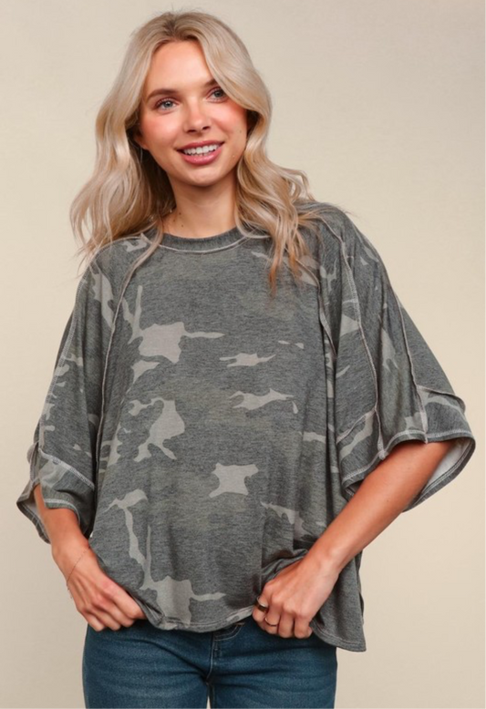 Hayden Camo Top