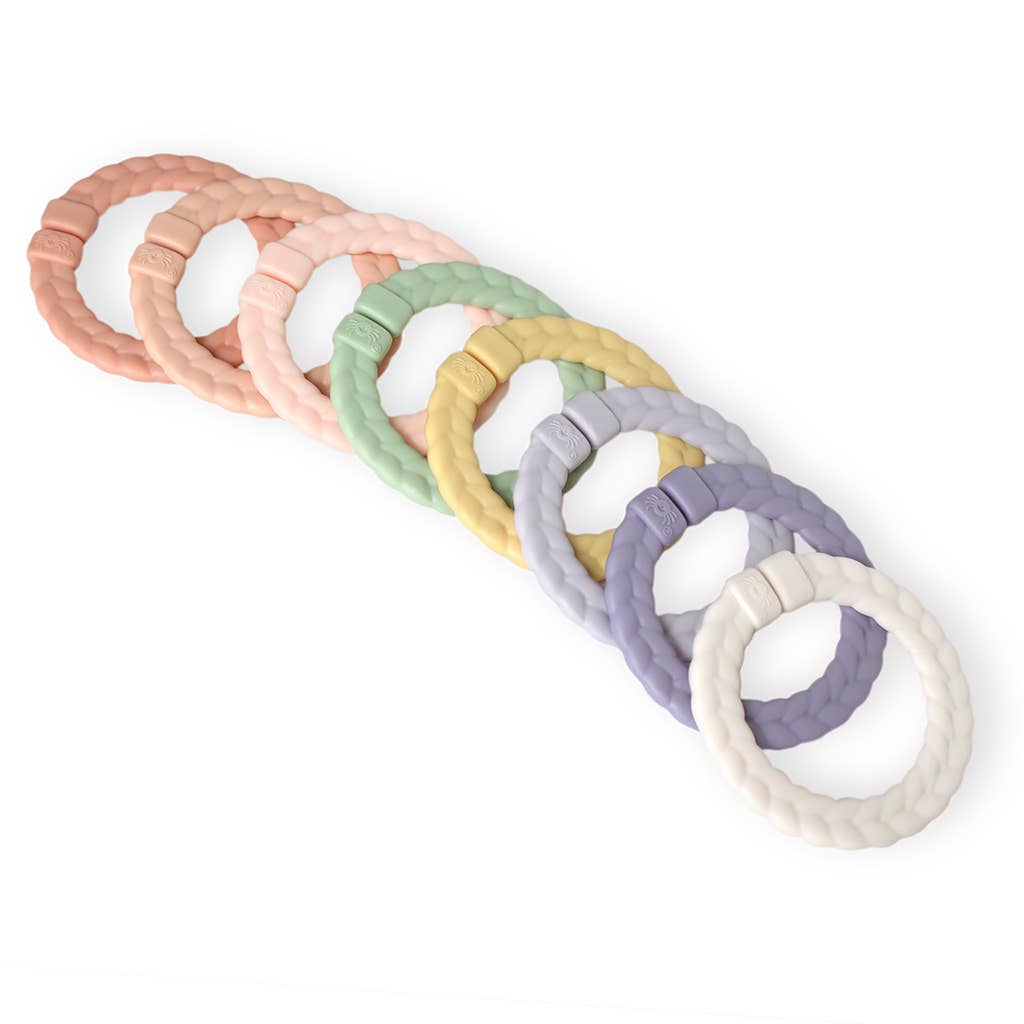 Bitzy Bespoke Itzy Rings™ Linking Ring Set: Rainbow