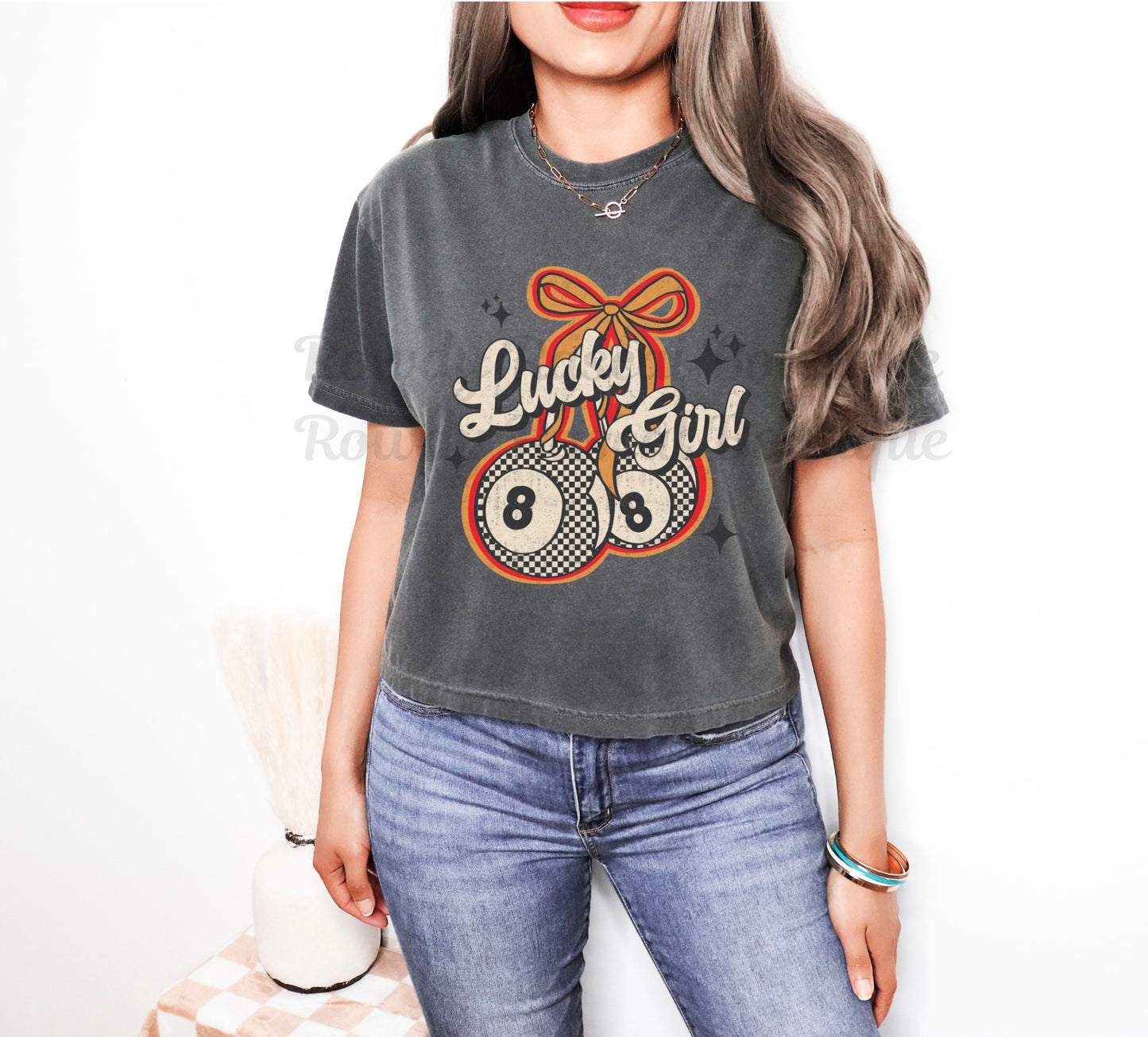 Lucky Girl Crop Comfort Colors
