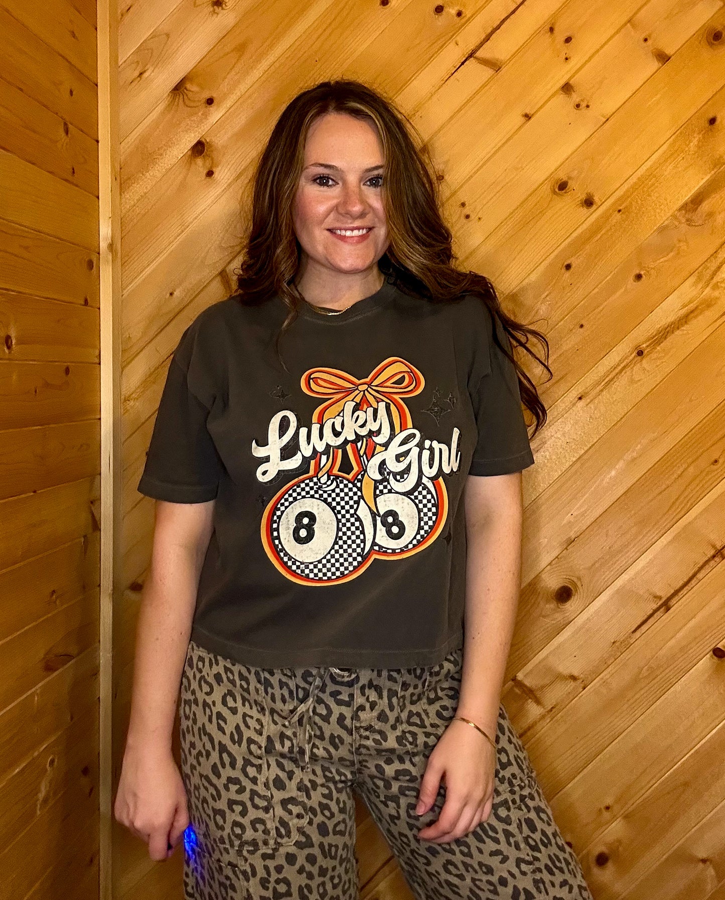 Lucky Girl Crop Comfort Colors