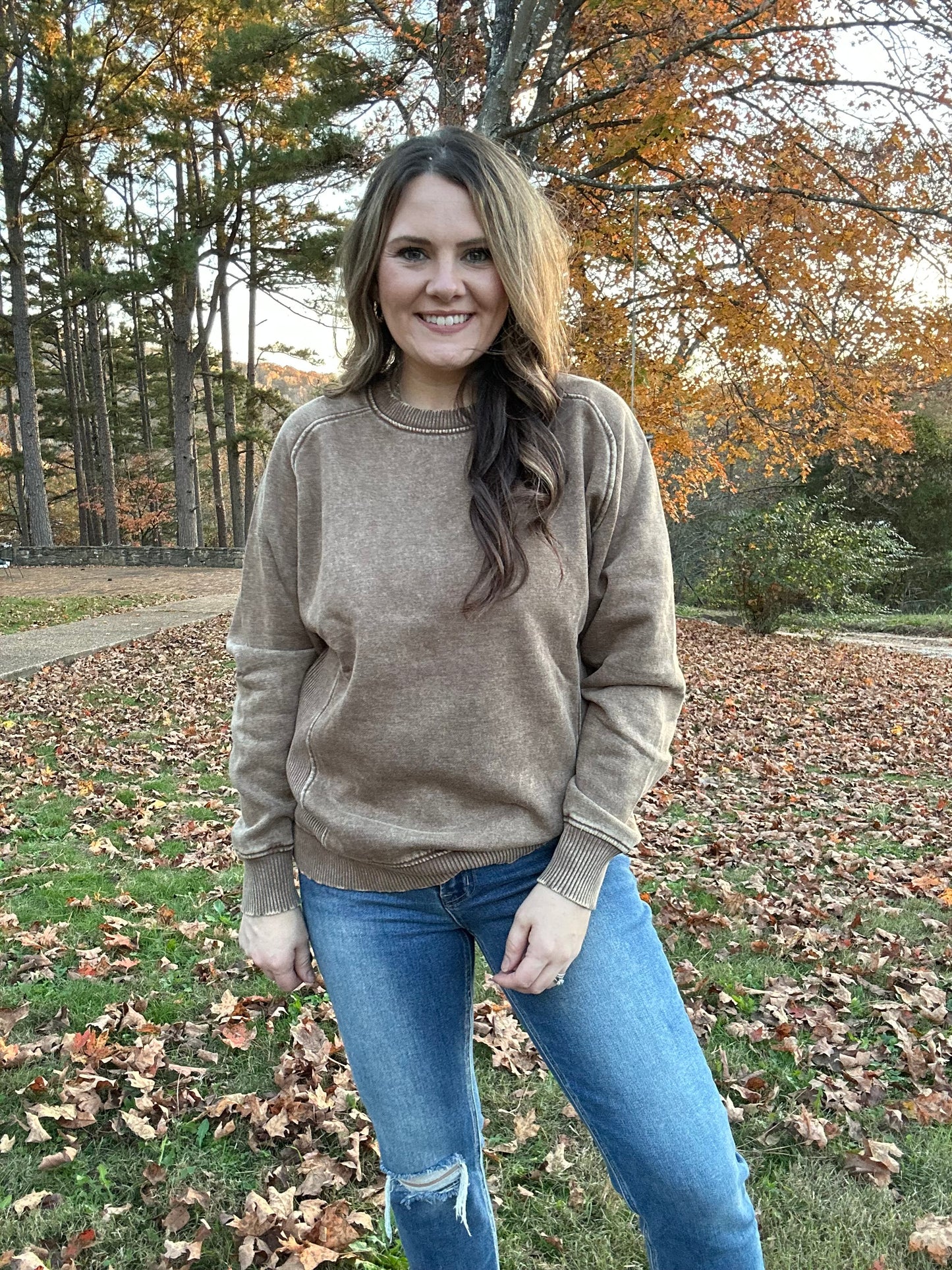 Zion Ribbed Acid Sweatshirt