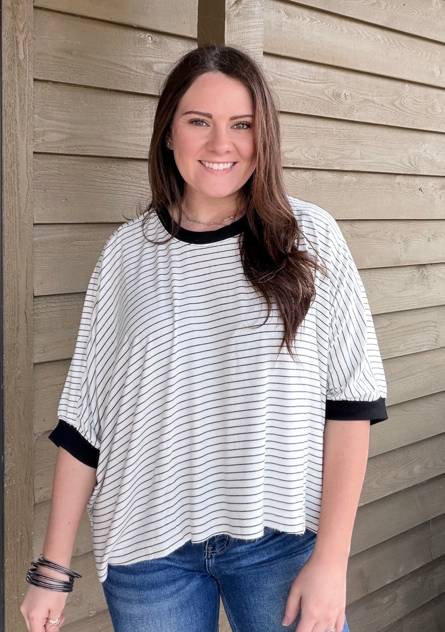 Dolman Stripe Top