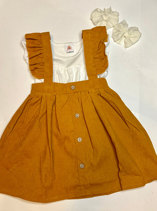 Honey Overall Dress Set