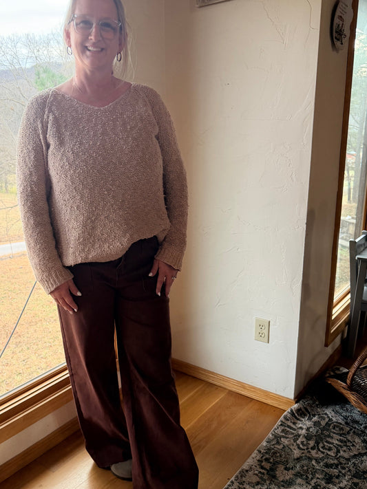 Brown Retro Wash Jean