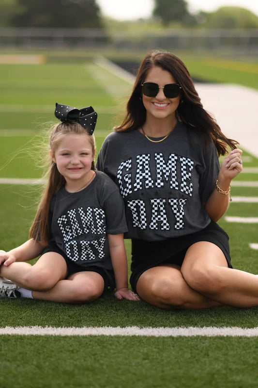 Checker Game Day Tee