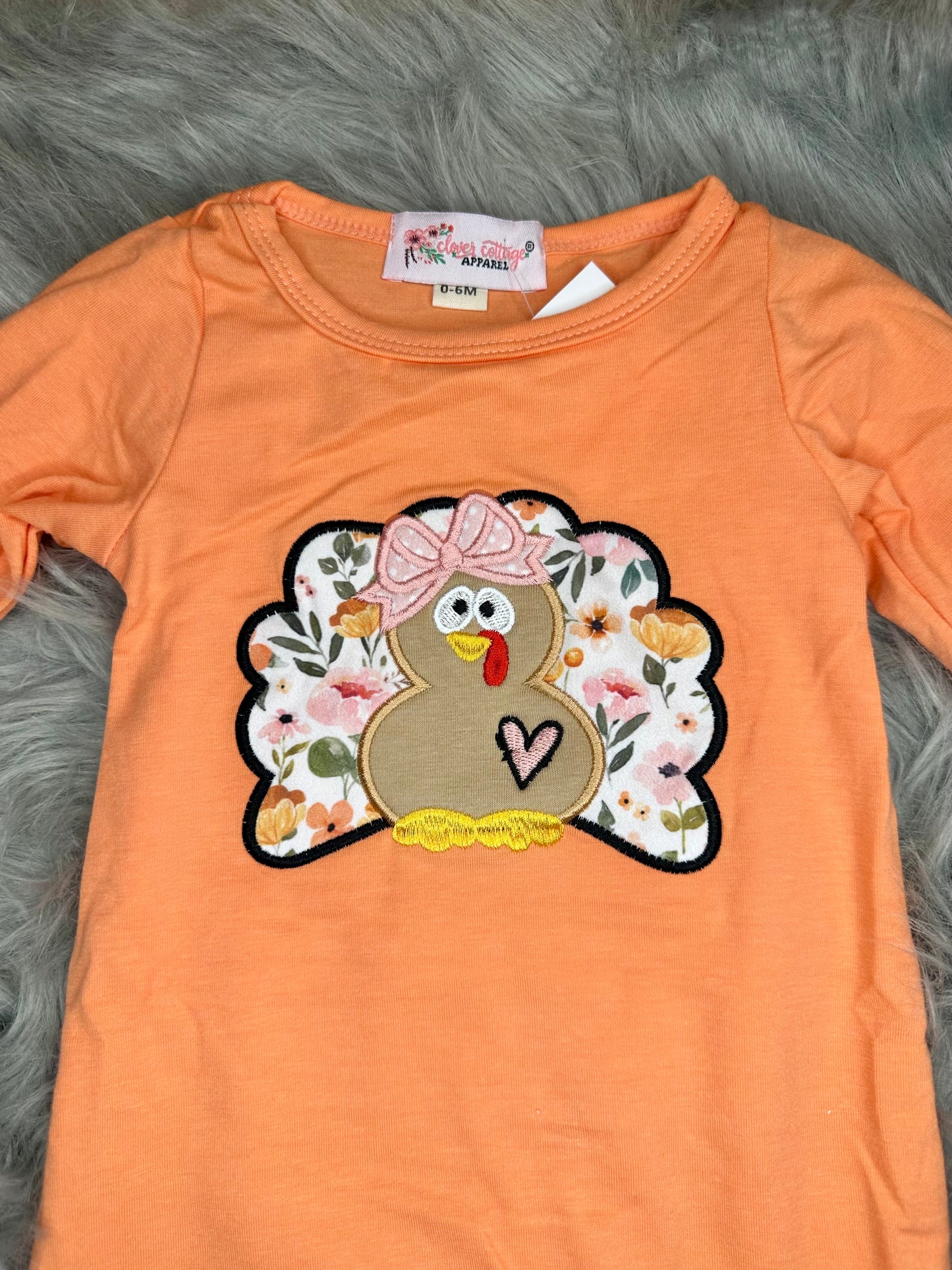 Blossom the Turkey Romper