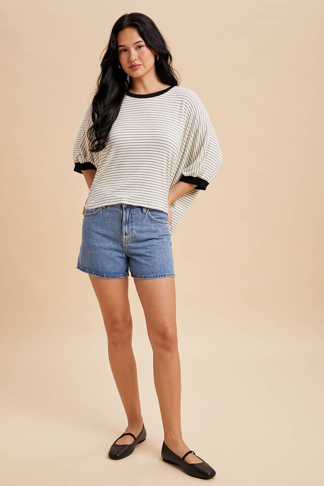 Dolman Stripe Top