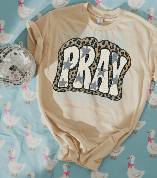 Cheetah Pray Tee