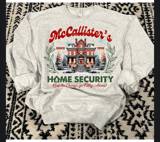 McCallister’s Home Security Crewneck