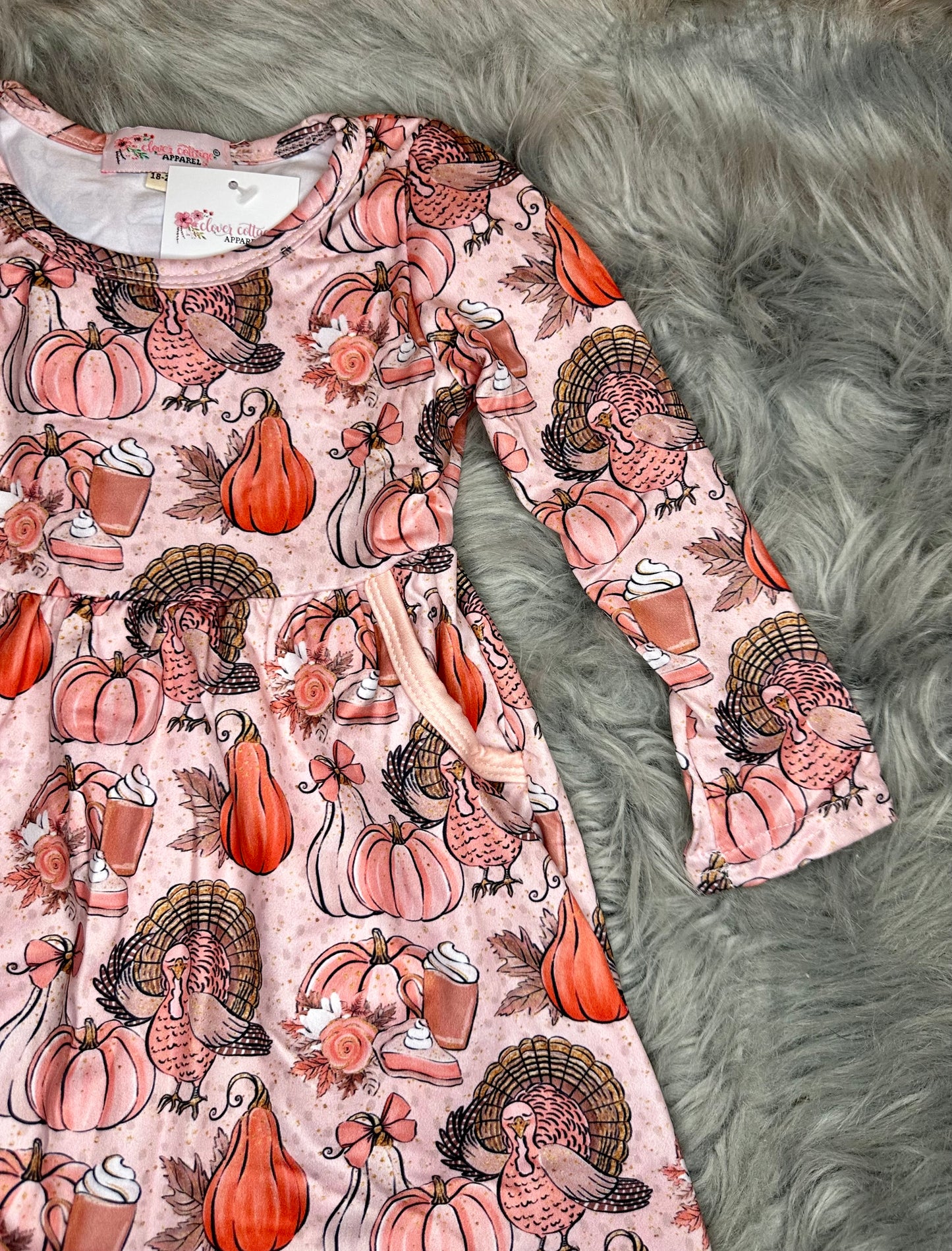 Pink Pumpkin Dress