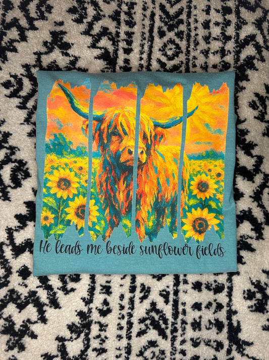 Sunflower Fields Tee