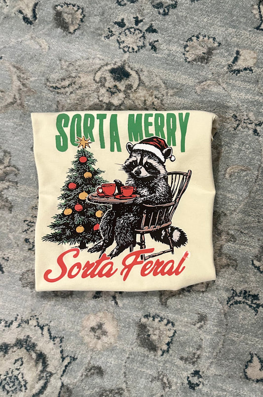 Sorta Feral Christmas Tee