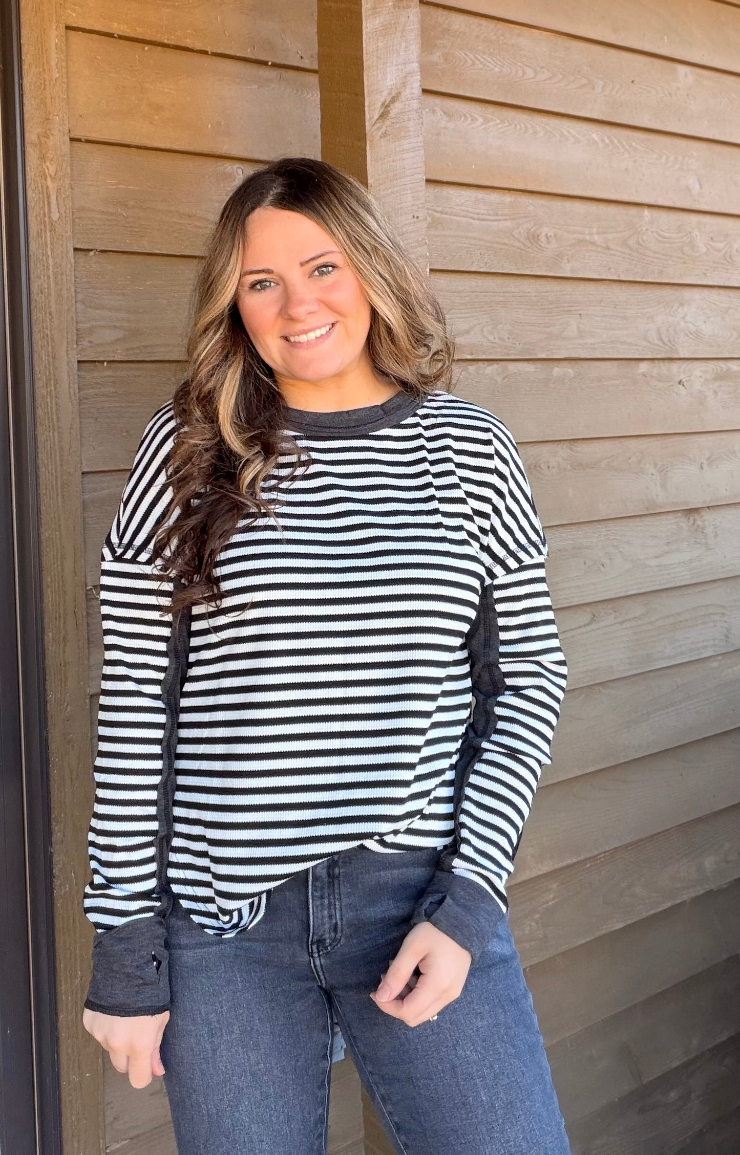 On the Go Stripe Top