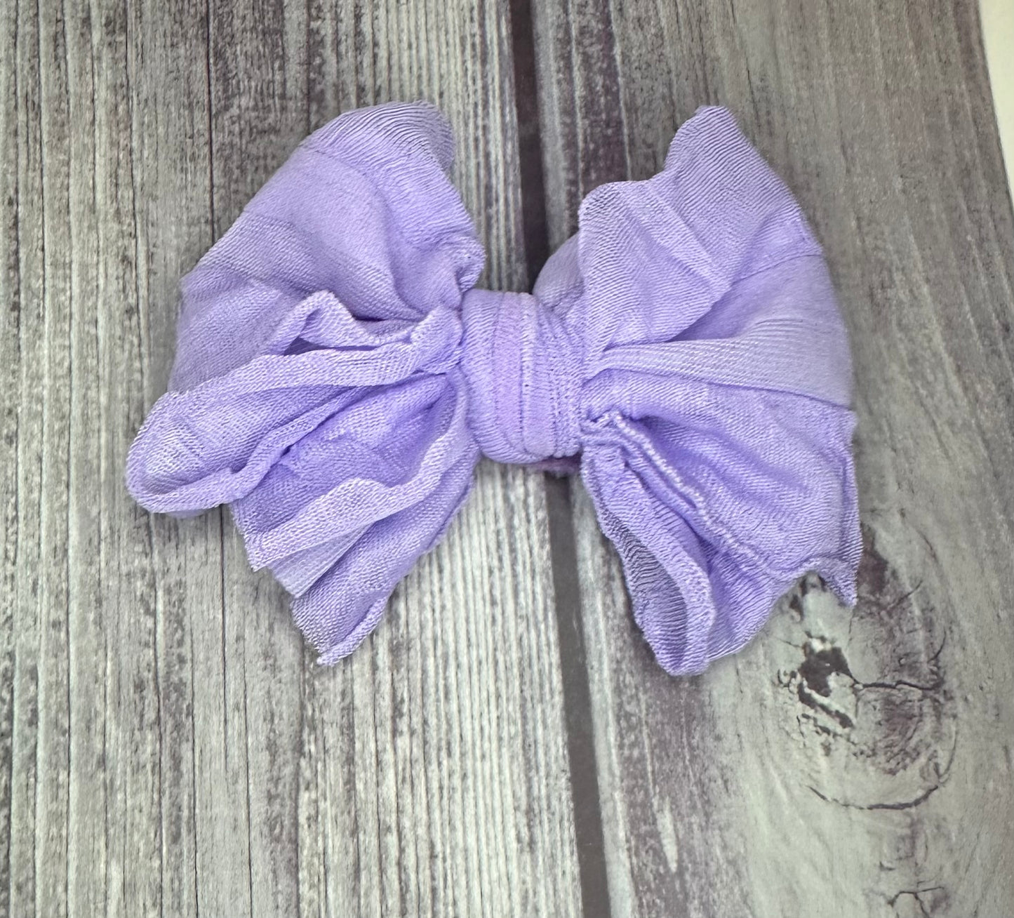 Ruffle Clip Bow