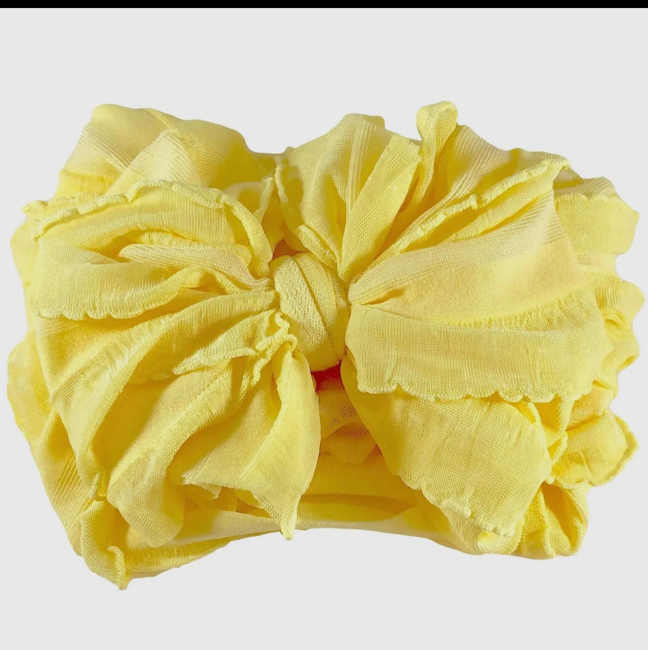 Buttercup Ruffled Bow