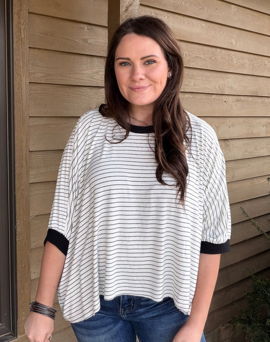Dolman Stripe Top