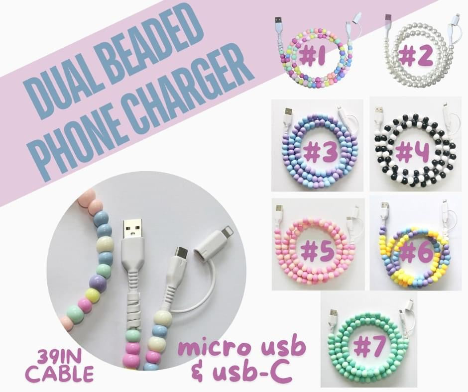 Beaded Charger- Multi Head