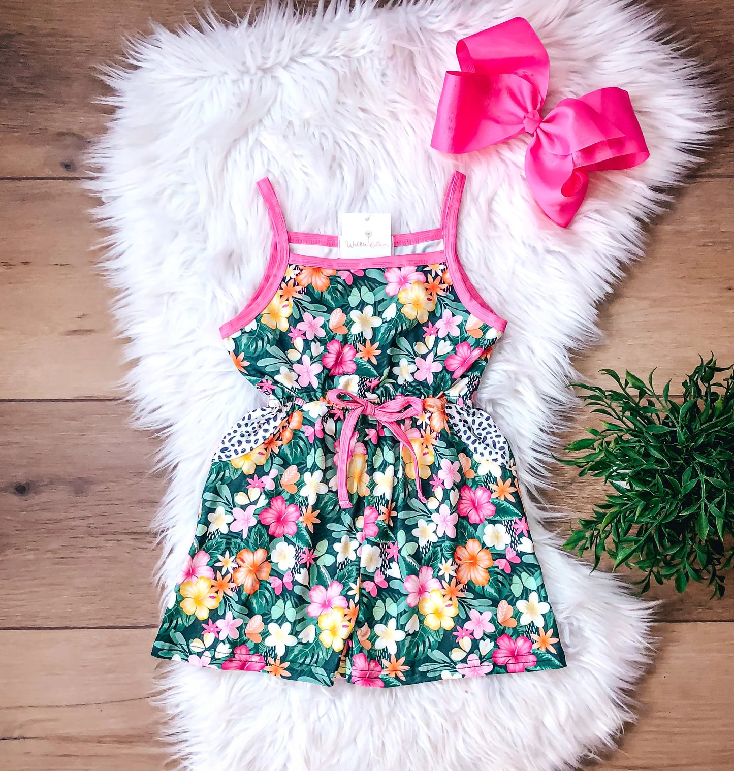 Island Blooms Romper