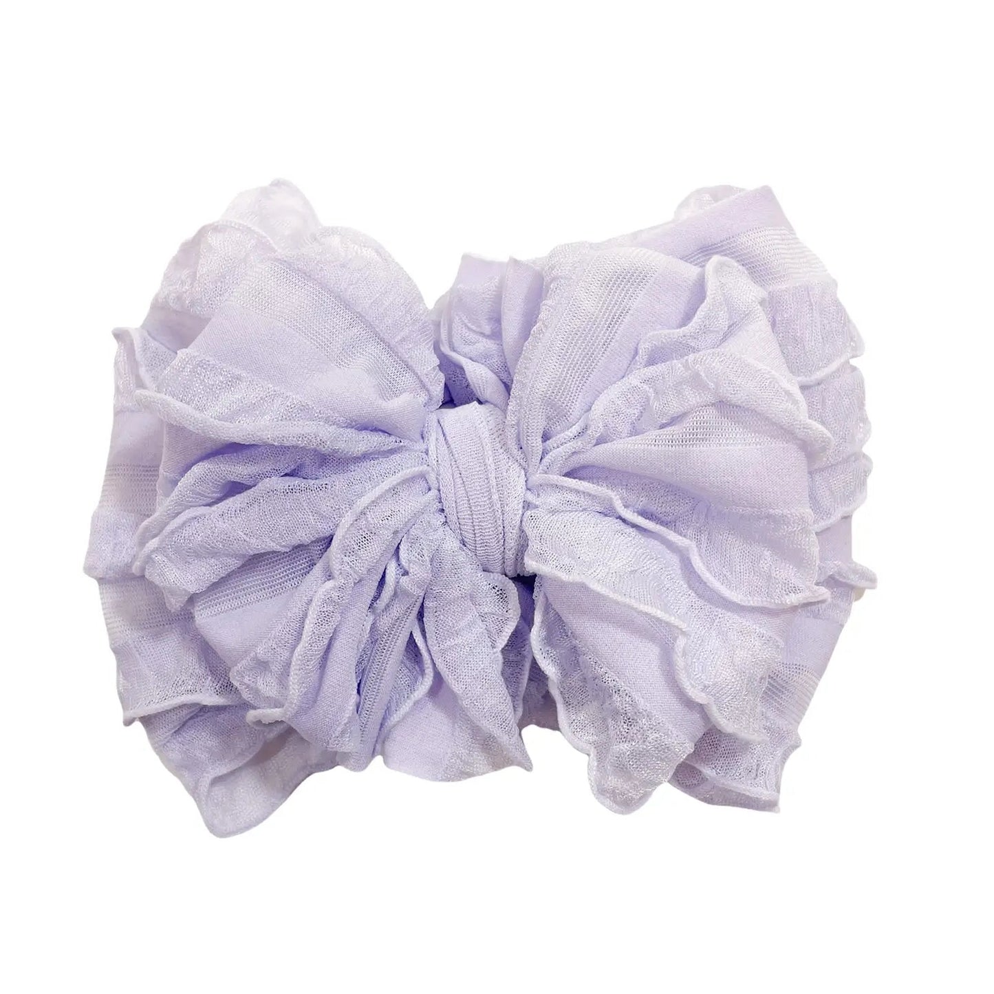 Lavender Ruffled Bow