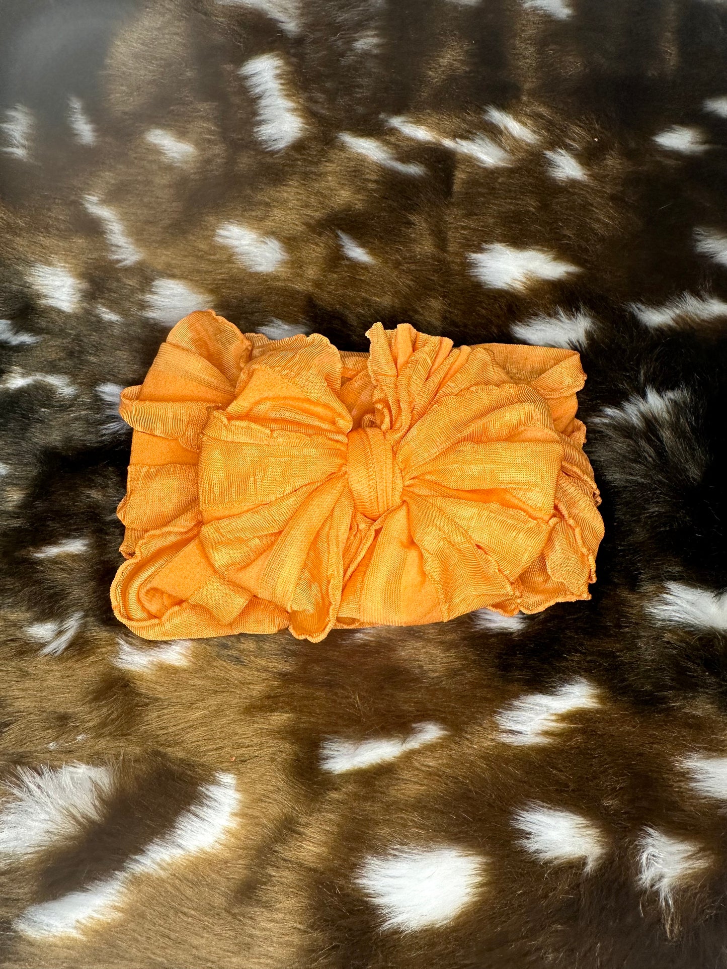 Dreamsicle Ruffled Bow