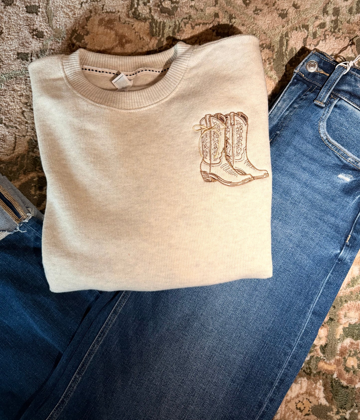 Kicking Up Dust Crewneck