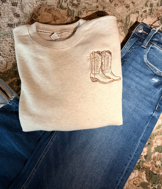 Kicking Up Dust Crewneck