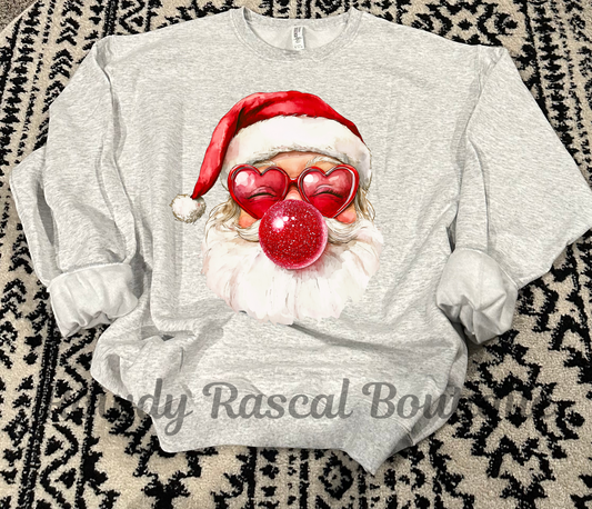 Bubblegum Santa Sweatshirt