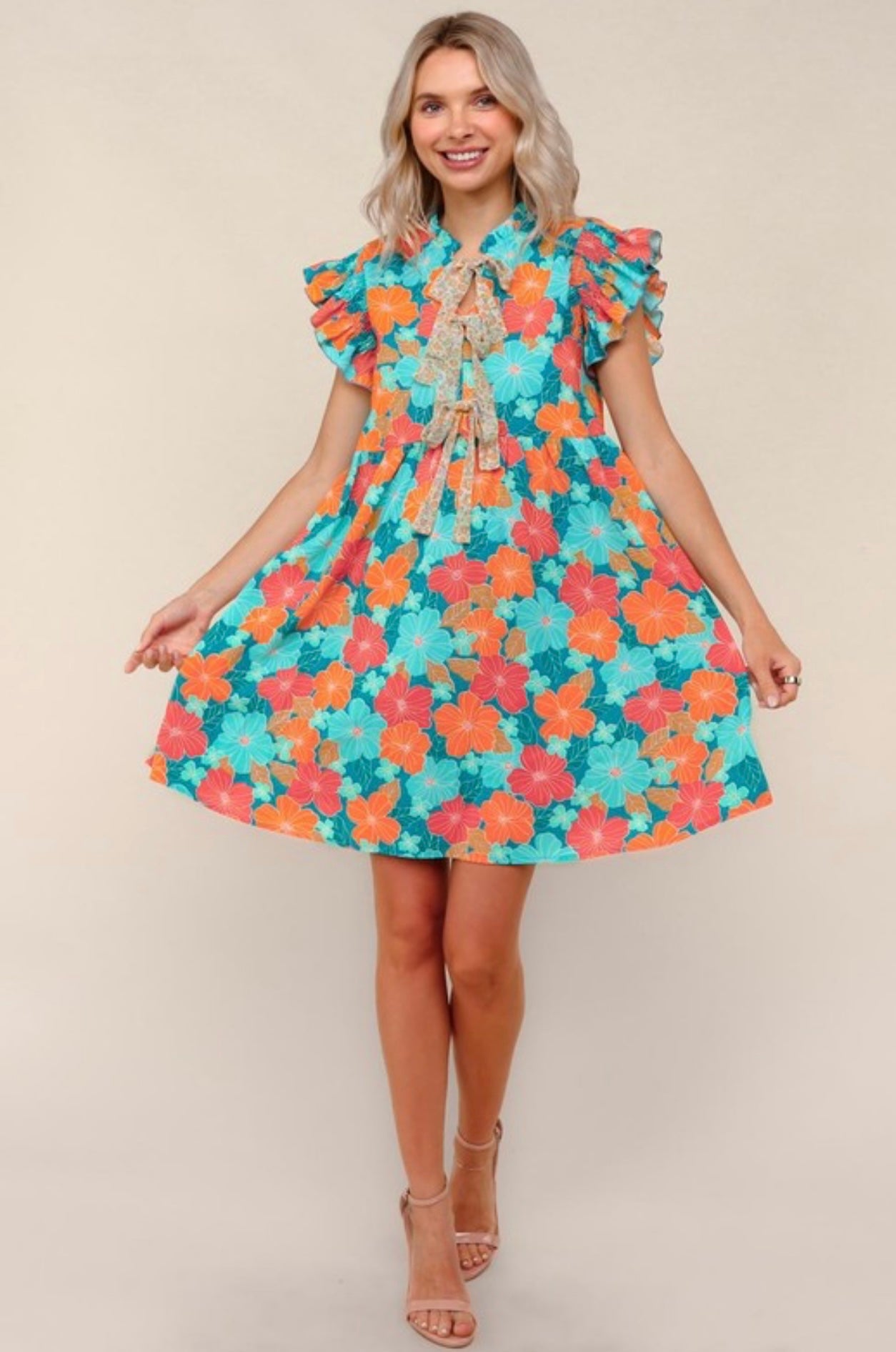 Floral Chiffon Dress
