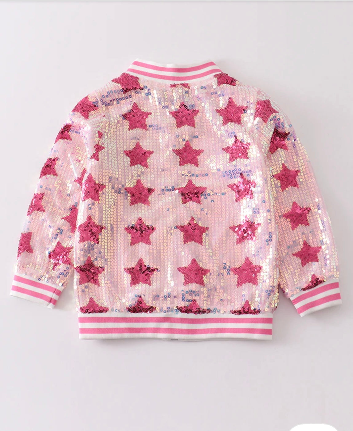 Pink Star Bomber Jacket