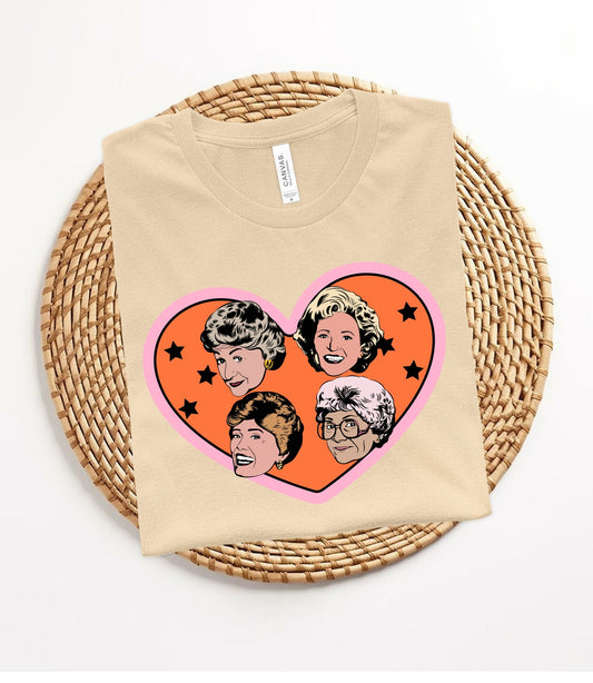 Golden Girls Heart Tee