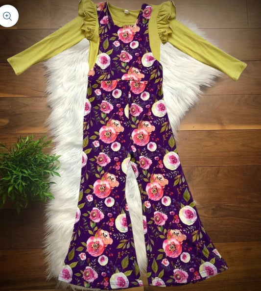Floral Suspender Set
