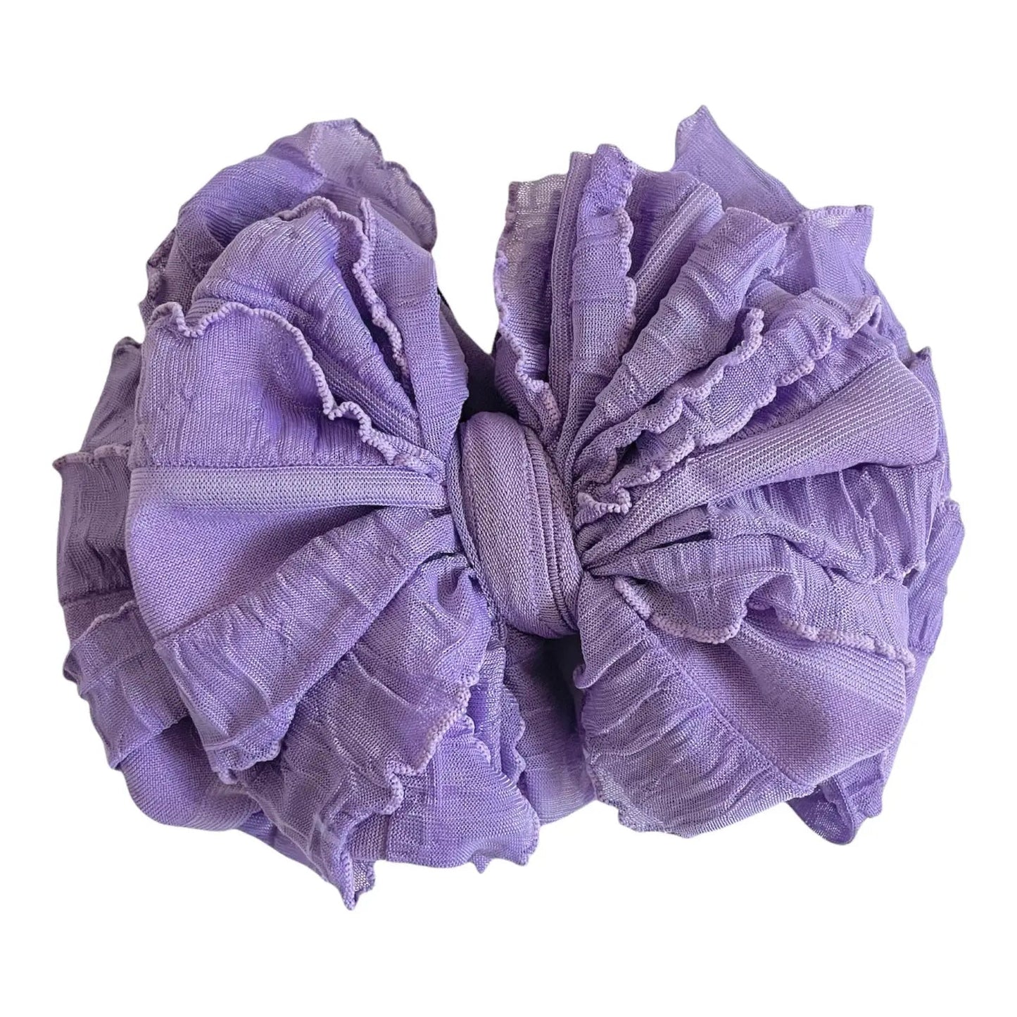 Orchid Ruffled Bow