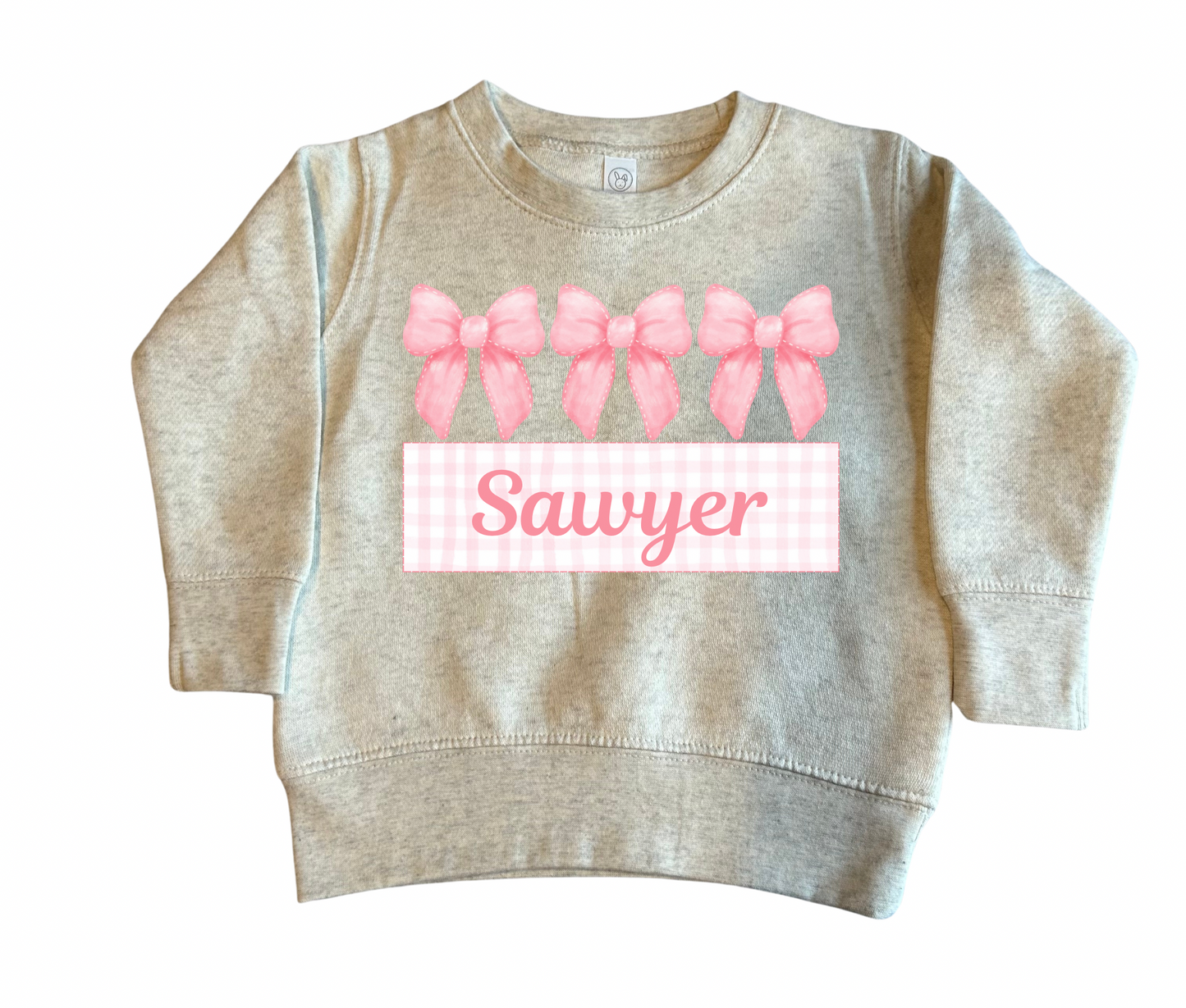 Coquette Pullover- Personalized