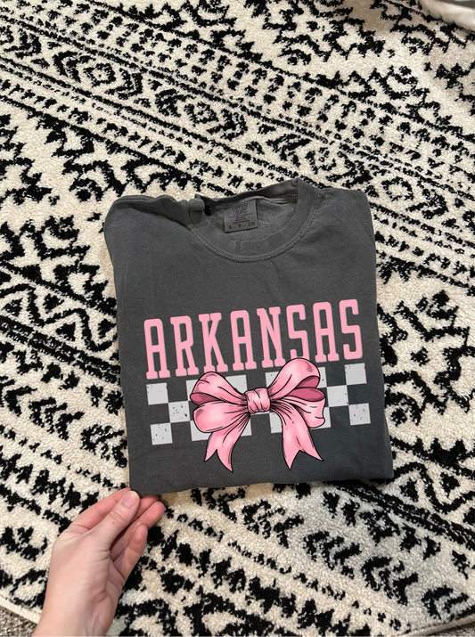 Pink Arkansas Tee- Women’s