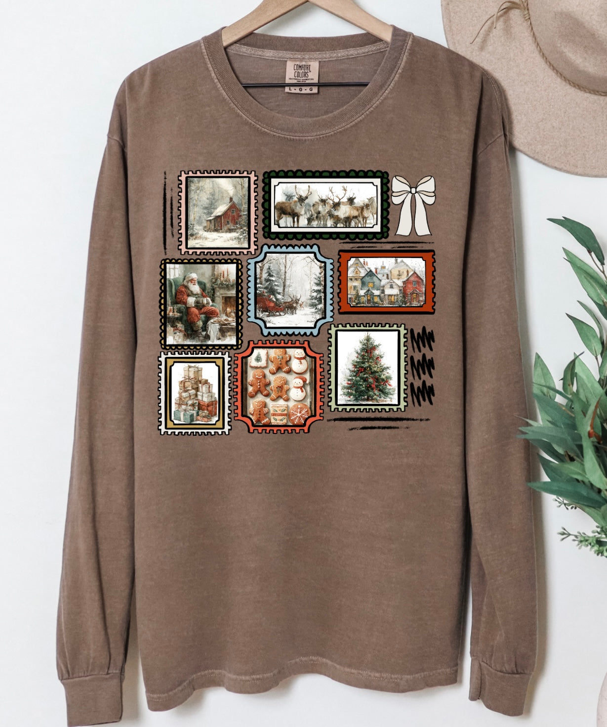 Vintage Stamps Christmas