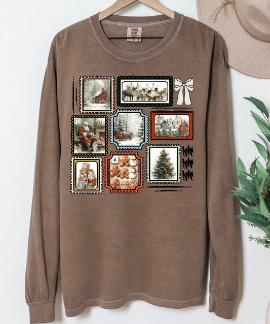 Vintage Stamps Christmas