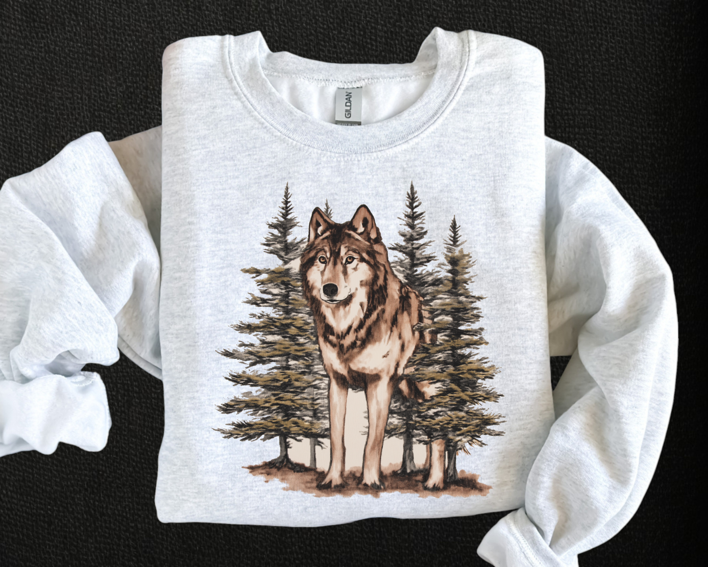 DOORBUSTER $15 Vintage Wolf Sweatshirt