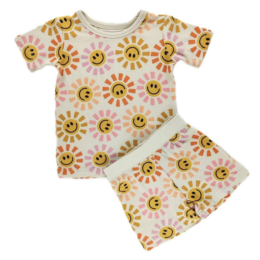 Happy Sun Bamboo Shorts Set