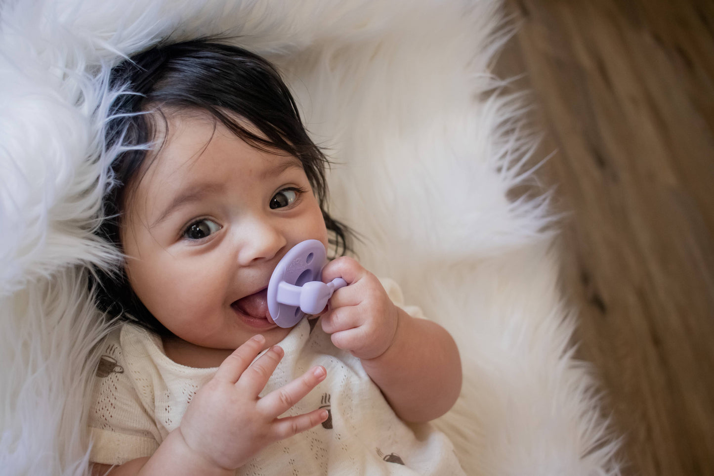 Sweetie Soother™ Pacifier Sets (2-pack): Toast + Buttercream Braids