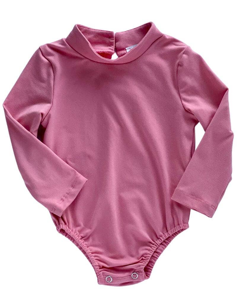 Aspen Turtleneck Leotard - Rose